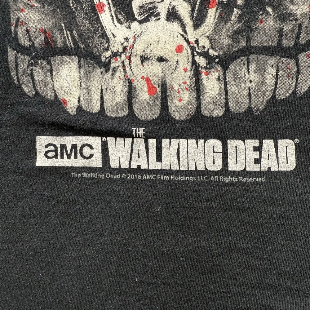 AMC The Walking Dead 2016 Of Skull Montage Us Promo TV Show Rare T Shirt 2XL - Picture 3 of 7